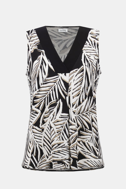Haut Sans Manches à Imprimé Tropical – Joseph Ribkoff #261151