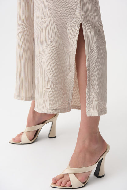 Pull-on pleated satin culottes - Joseph Ribkoff #261161