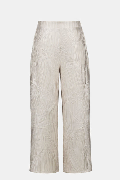 Pull-on pleated satin culottes - Joseph Ribkoff #261161