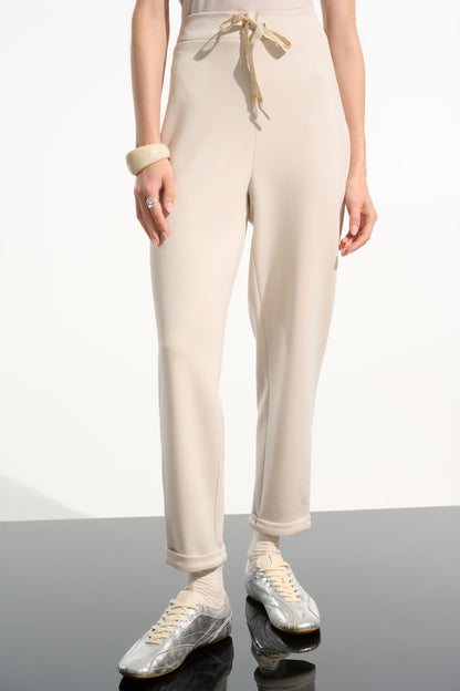 Pull-on jogger pants with drawstring waist - Joseph Ribkoff #261606