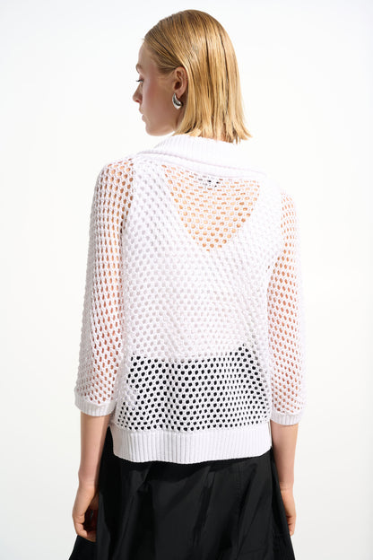 Chandail Boxy à Col Zippé - Le Tricot Soyeux #261634