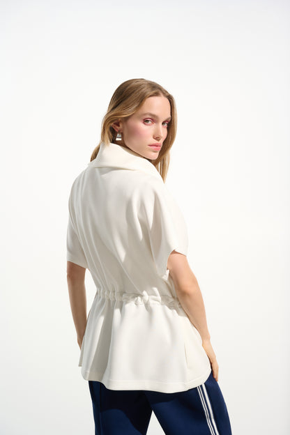 Blouson boxy avec cordon de serrage - Joseph Ribkoff #261638