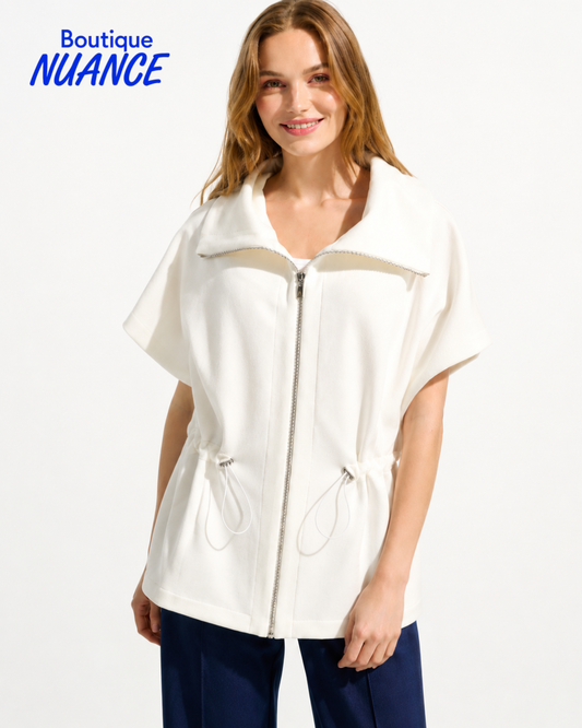 Blouson boxy avec cordon de serrage - Joseph Ribkoff #261638