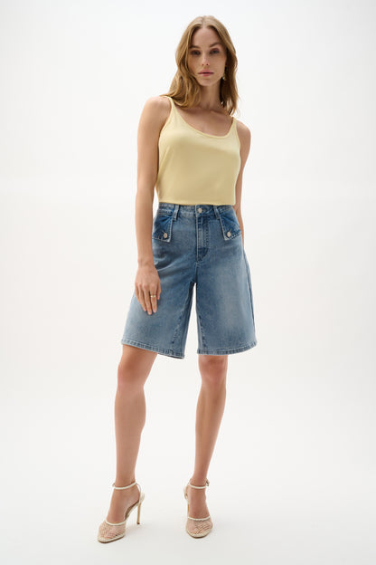 Camisole ajustée en tricot soyeux - Joseph Ribkoff #261902