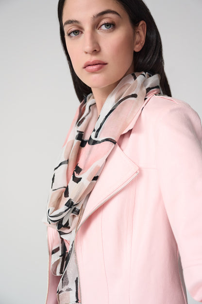 Viscose scarf with abstract print - Joseph Ribkoff #261987