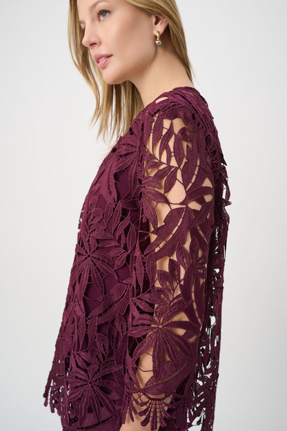 Veste en dentelle coupe droite - Joseph Ribkoff  #262096W26