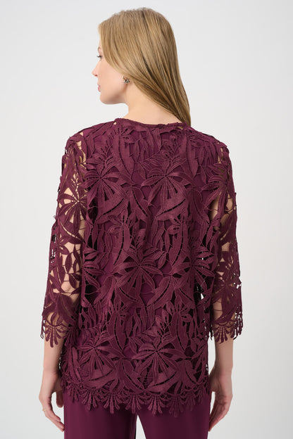 Veste en dentelle coupe droite - Joseph Ribkoff  #262096W26