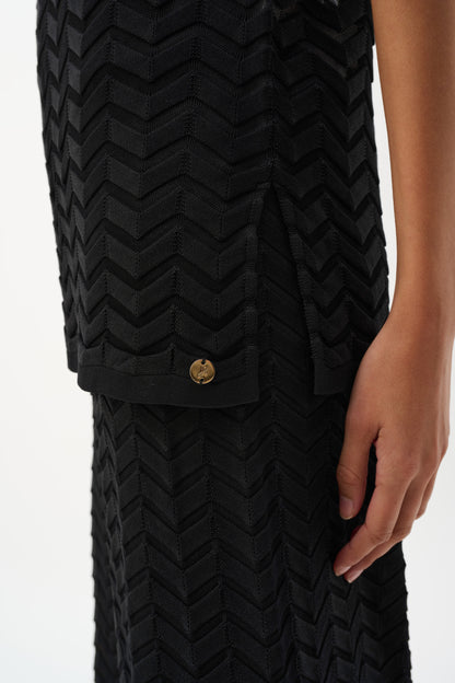 Tunique décontractée à motif chevrons - Joseph Ribkoff #262932