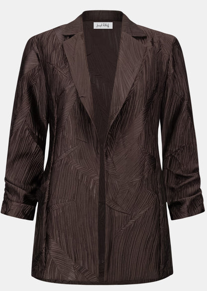Veston ouvert en satin plissé - Joseph Ribkoff #263050