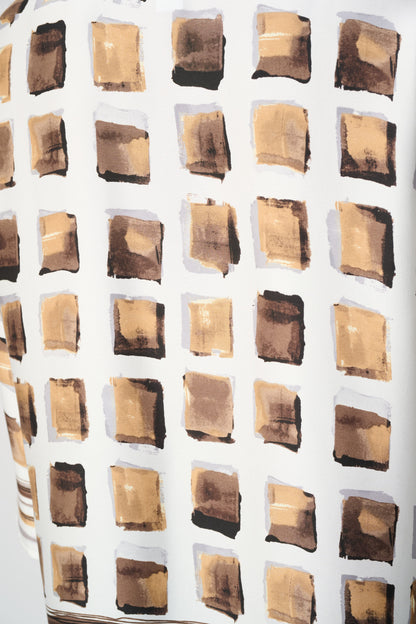 Haut boxy en satin recyclé à imprimé géométrique - Joseph Ribkoff #263088