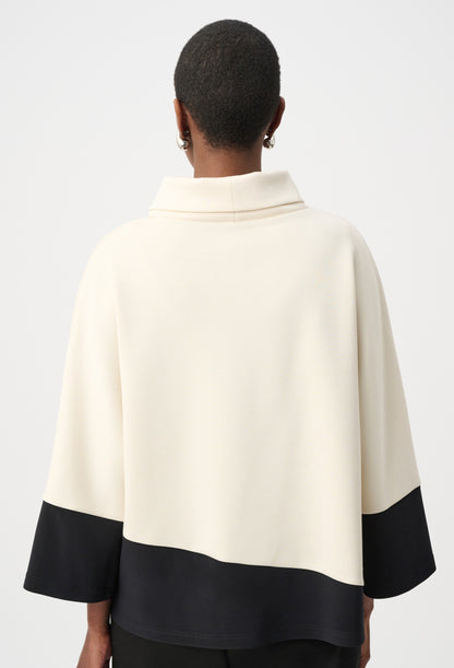 Colour Block Scuba Knit Trapeze Top - Joseph Ribkoff #263641