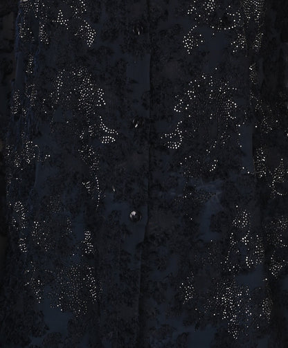 Frank Lyman - Textured Floral Blouse with Delicate Sheen #263712
