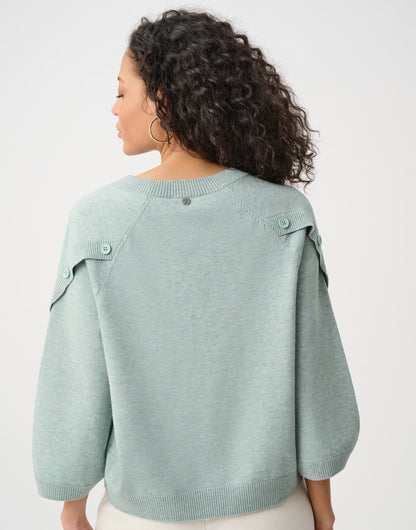 Tricot en viscose et nylon brossé à manches tulipe - Joseph Ribkoff #263935