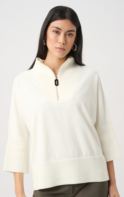 Funnel Neck Brushed Viscose/Nylon Knit - Joseph Ribkoff #263937