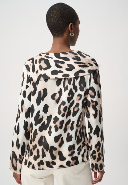 Animal print satin top - Joseph Ribkoff #264204