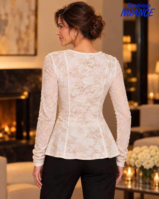 Haut en tricot opale - Frank Lyman  #264214