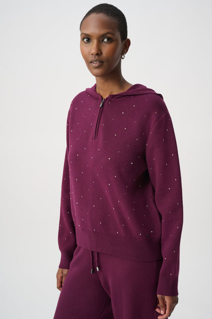 Embellished Hoodie - Joseph Ribkoff #264618