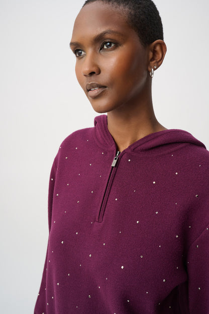 Embellished Hoodie - Joseph Ribkoff #264618