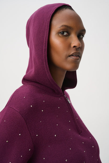 Embellished Hoodie - Joseph Ribkoff #264618