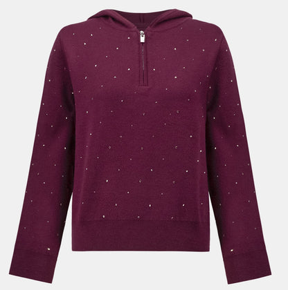 Embellished Hoodie - Joseph Ribkoff #264618