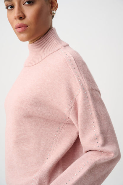 Turtleneck knit with embellishments - Joseph Ribkoff #264934