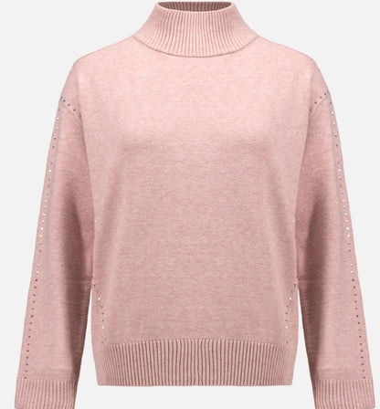 Turtleneck knit with embellishments - Joseph Ribkoff #264934