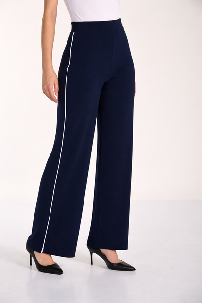 Pantalon large à bande latérale contrastante - Frank Lyman #266005