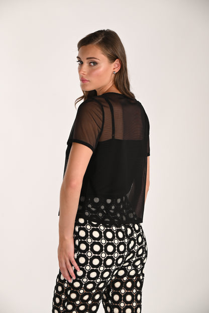 Élégance Voilée – Le Haut Translucide Frank Lyman #266147