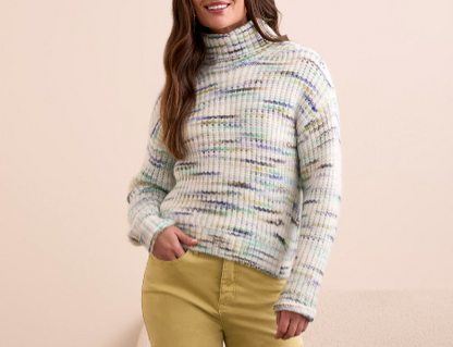 Tricot Douillet à Col Roulé – Tribal  #5969O-5057