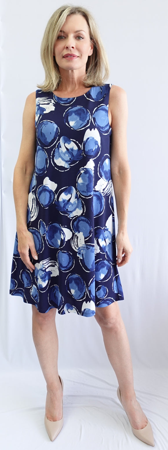 Sleeveless bubble pattern dress, by SOFT WORKS #97261