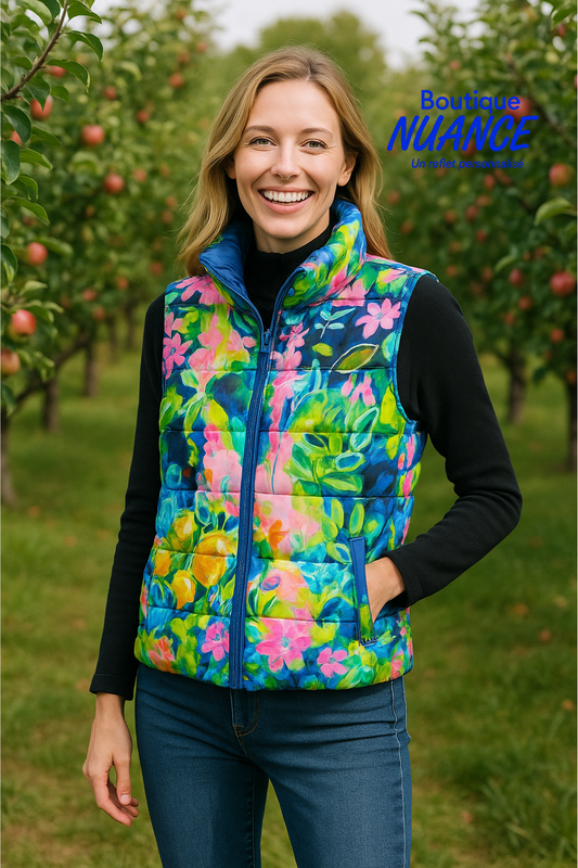 Not Klimt's Apple Tree – Reversible jacket designed by Claire Desjardins