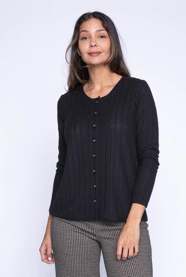 L’Éclat Côtelé : Le Cardigan ISCA #7023-6035