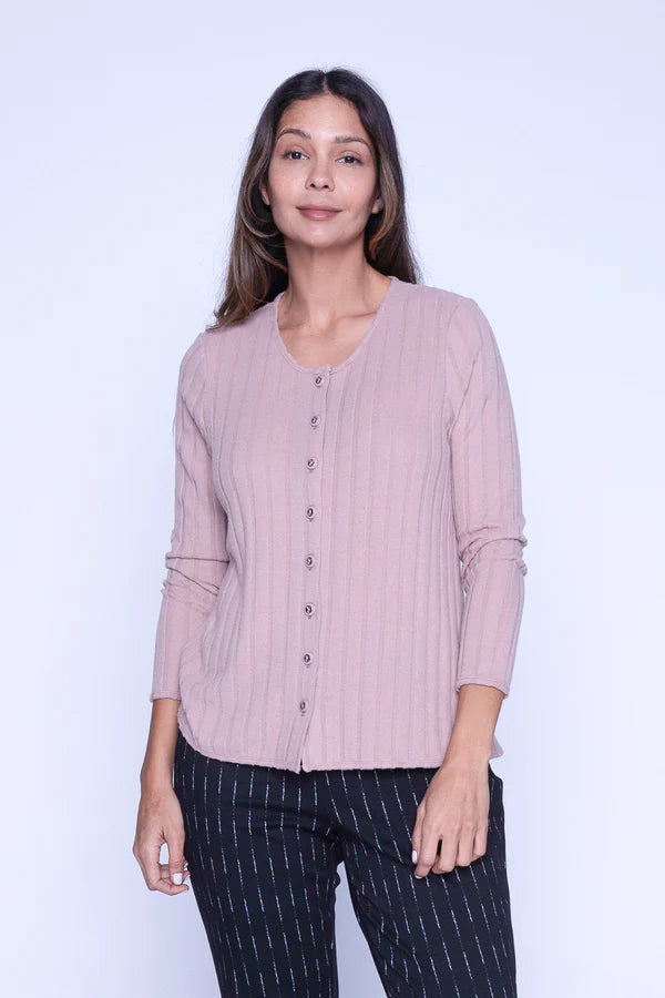 L’Éclat Côtelé : Le Cardigan ISCA #7023-6035