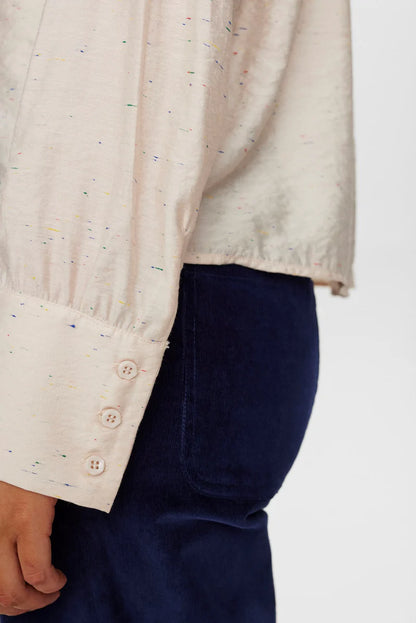 Plain shirt with a few scattered threads of different colors, by Nũmph #704877