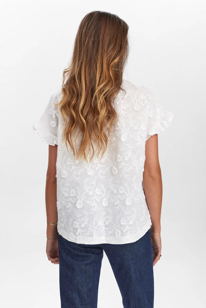 Chemisier en coton brodé, par NÜMPH #705260