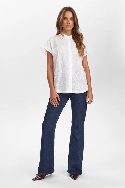 Chemisier en coton brodé, par NÜMPH #705260