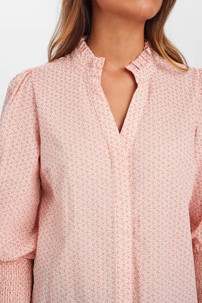 Chemisier raffiné au look bohème, imprimé délicat, par NÜMPH #705406