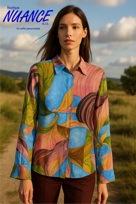 Explosion Chromatique – Le Chemisier NÜMPH #705913