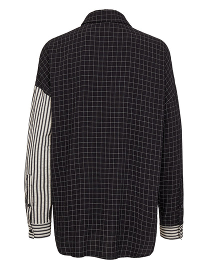 Chemisier Bicolore Brodé – NÜMPH #705985