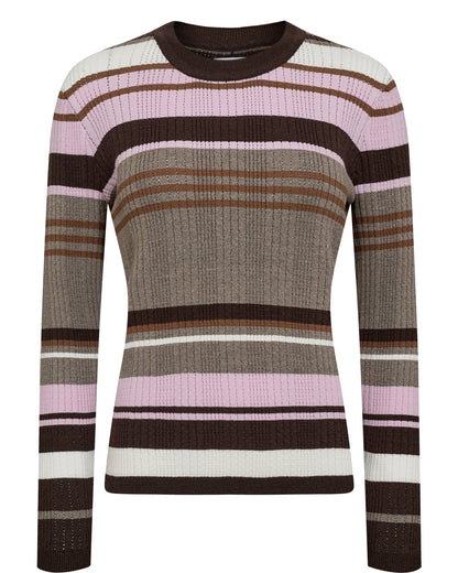 Élégance Douceur Rayée – Le Haut NÜMPH #706005