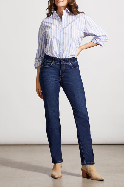 Sophia Curvy Straight Leg Jeans, by TRIBAL #7572V-5050