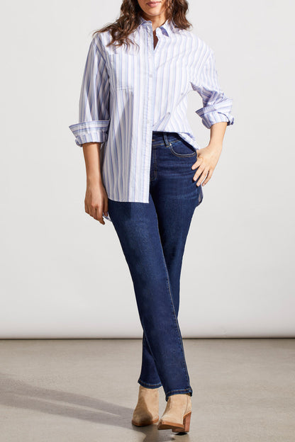 Sophia Curvy Straight Leg Jeans, by TRIBAL #7572V-5050