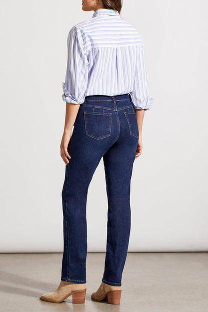 Sophia Curvy Straight Leg Jeans, by TRIBAL #7572V-5050