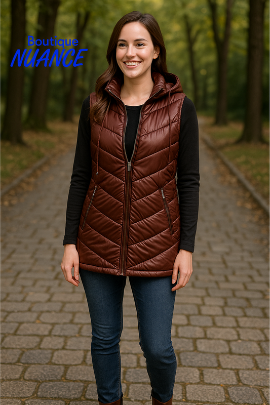 Autumn Splendor – The Sleeveless Quilted Coat MCM #5520