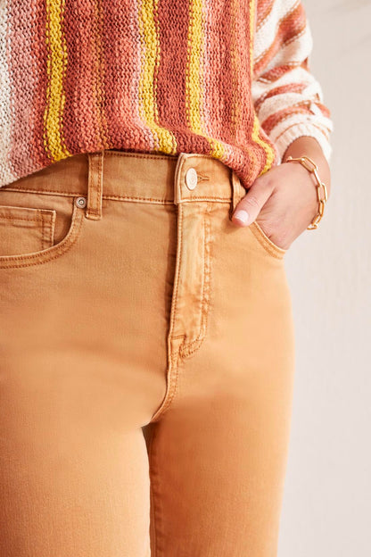 Tribal Mid-Flared Leg Denim Capri #7735O 2020
