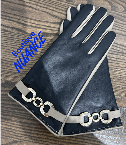 Élégance Bijoux – Les gants en cuir Bedard #A5-1875