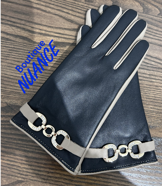 Élégance Bijoux – Les gants en cuir Bedard #A5-1875