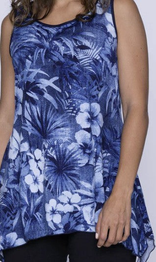 Été Bleu ISCA – La Camisole Fraîcheur et Élégance #8701-4031