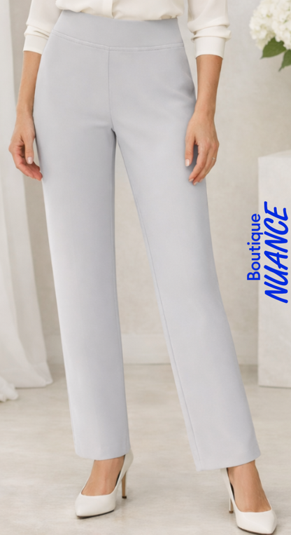 Pantalon à enfiler à coupe droite élégante – Bali #8946