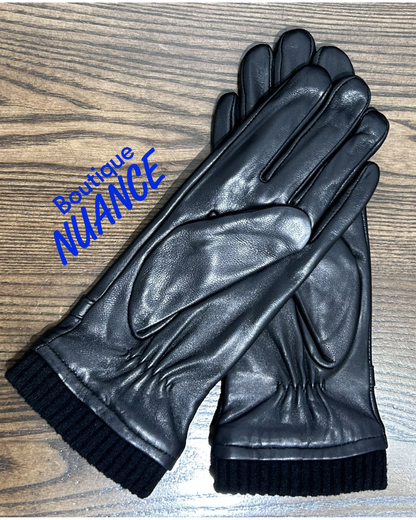 Élégance Nœud Classique – Les gants de cuir Bedard #F5-1175